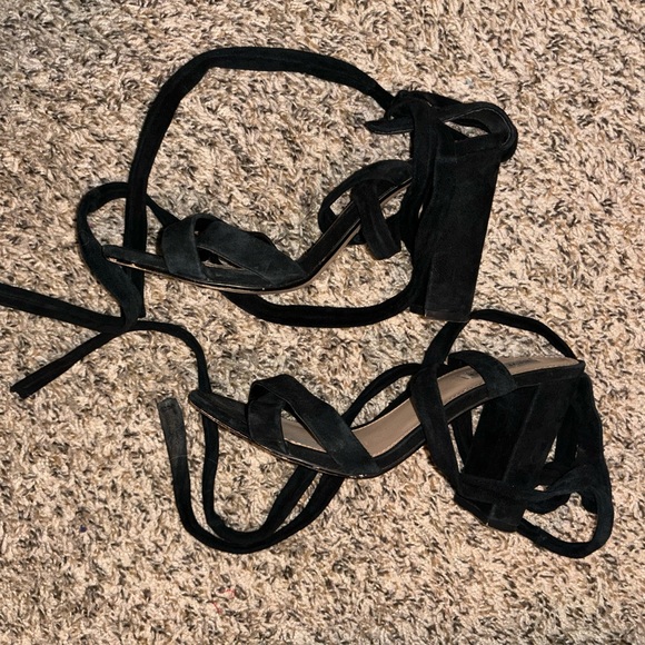 Steve Madden Suede lace up heel - Picture 2 of 5